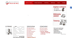 Desktop Screenshot of business-training.edu.pl